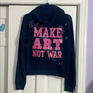 Victoria secret zip up sweat shirt